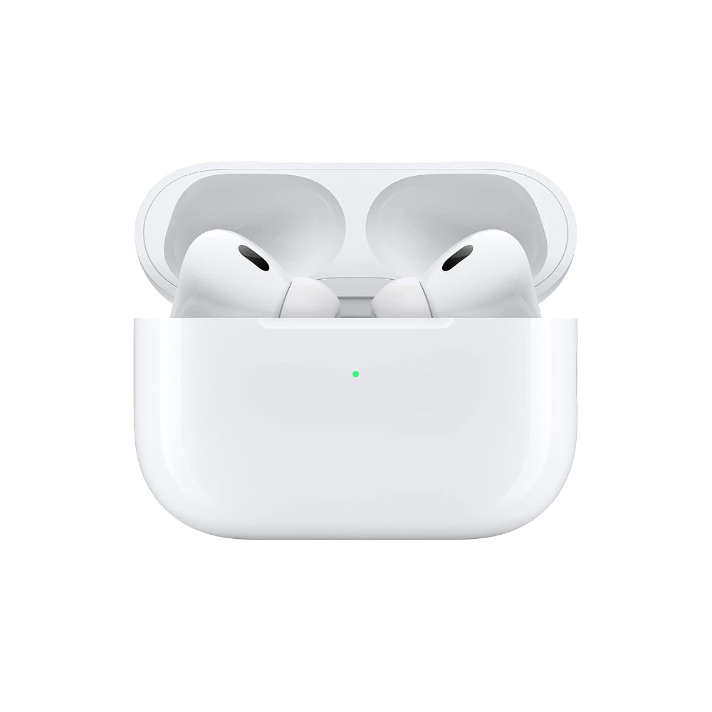 Apple AirPods Pro (2nd generation) with MagSafe Case (USB-C) Bluetooth (White, True Wireless) - CarrotKart | India's first Open Box ecommerce platform