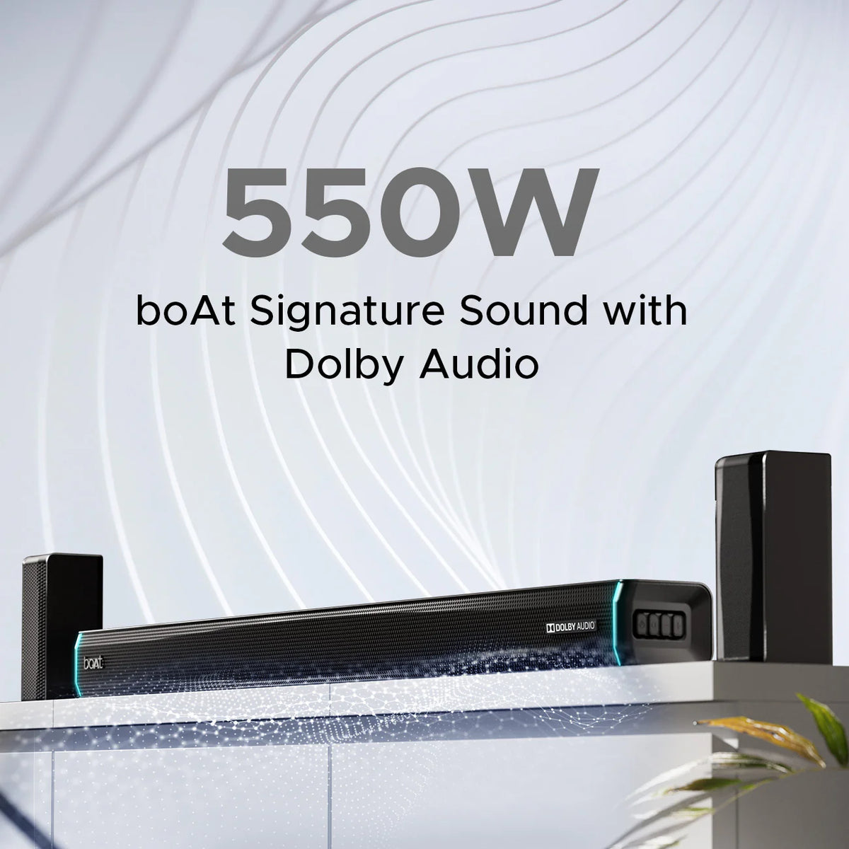 boAt Aavante Bar 5400DA 550W Dolby Atmos Soundbar 5.1 Channel - CarrotKart | India's first Open Box ecommerce platform