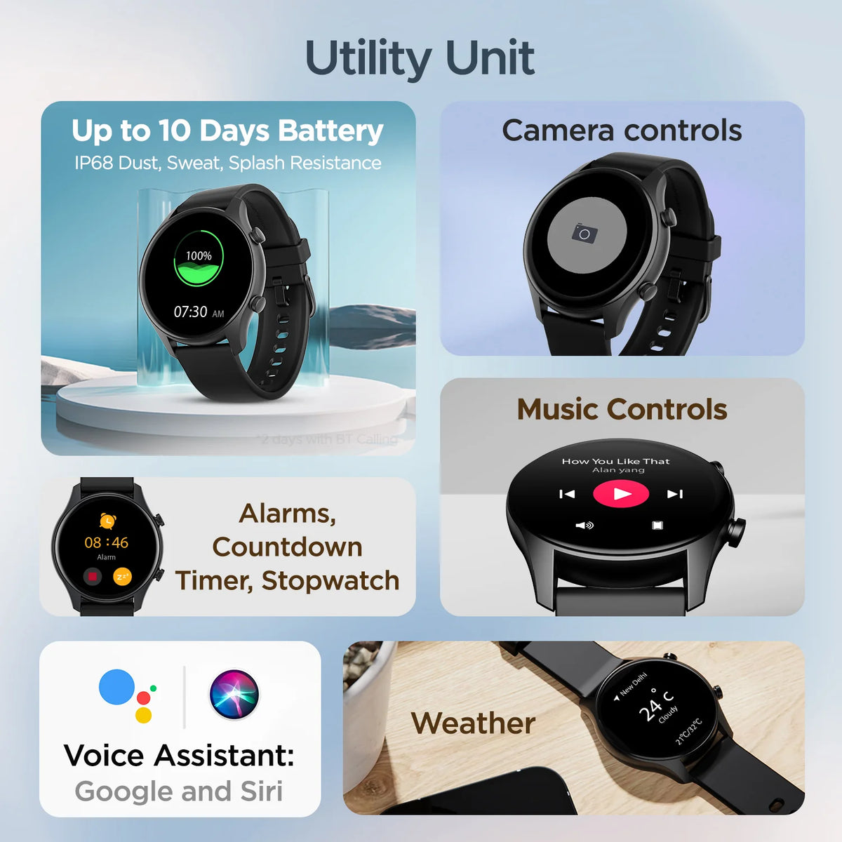 boAt Lunar Call Plus Bluetooth Calling Smartwatch - CarrotKart | India's first Open Box ecommerce platform
