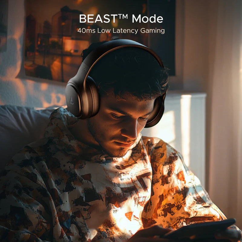 boAt Rockerz 430, 40ms Latency, 40H Battery, Stream Ad Free Music via App, Bluetooth Headset (Starry Night, On the Ear) - CarrotKart | India's first Open Box ecommerce platform