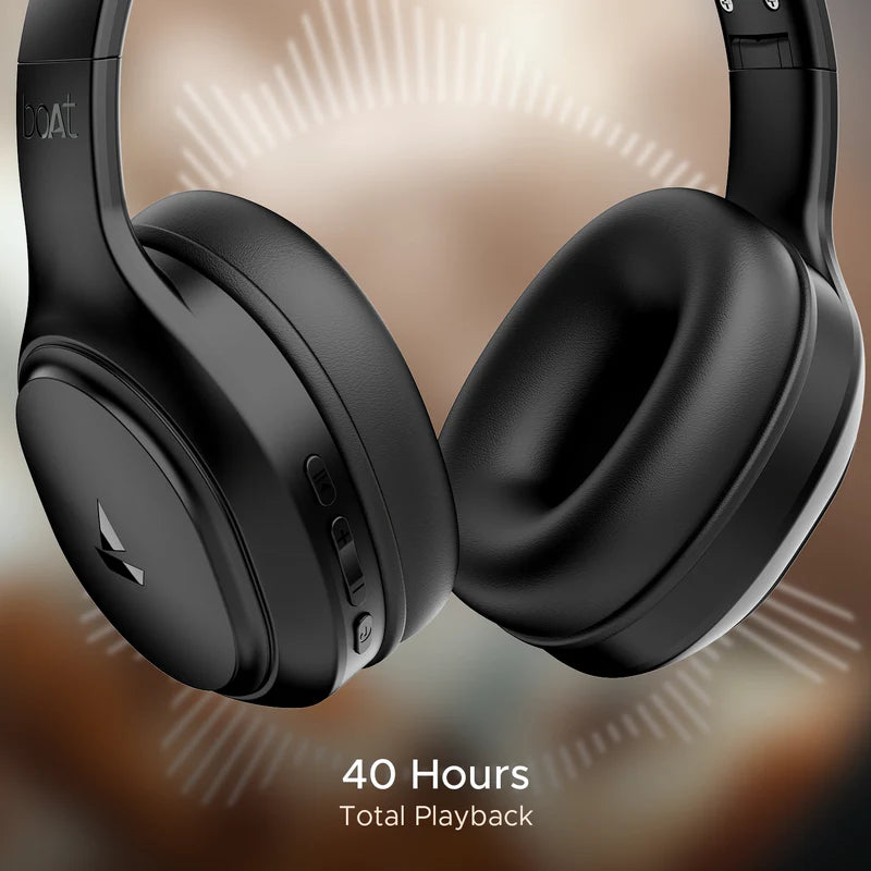 boAt Rockerz 430, 40ms Latency, 40H Battery, Stream Ad Free Music via App, Bluetooth Headset (Starry Night, On the Ear) - CarrotKart | India's first Open Box ecommerce platform