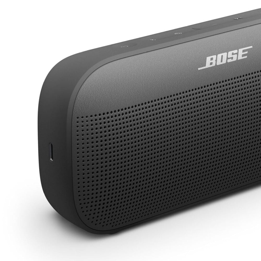 Bose New SoundLink Flex Portable Bluetooth Speaker (2nd Gen), Portable Outdoor Speaker with Hi-Fi Audio, Up to 12 Hours Battery Life, Waterproof and Dustproof, Black - CarrotKart | India's first Open Box ecommerce platform