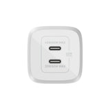 Belkin 65W (45W+20W) USB -C GaN Charger | Fast Charging PD | Gan Technology for Samsung Galaxy S25, Apple iPhone 17, Air, Pro, Pro Max, iPad, MacBook & More | 2 Years Warranty | White - CarrotKart | India's first Open Box ecommerce platform