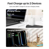 Belkin 65W (45W+20W) USB -C GaN Charger | Fast Charging PD | Gan Technology for Samsung Galaxy S25, Apple iPhone 17, Air, Pro, Pro Max, iPad, MacBook & More | 2 Years Warranty | White - CarrotKart | India's first Open Box ecommerce platform