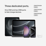 Belkin 67W (25W+20W+20W) 3-Port USB -C Wall Charger with PPS |Fast Charging Charger for iPhone 17, MacBook Pro, AirPods, Samsung Galaxy S25, Google Pixel 10, | 2 Years Warranty - CarrotKart | India's first Open Box ecommerce platform