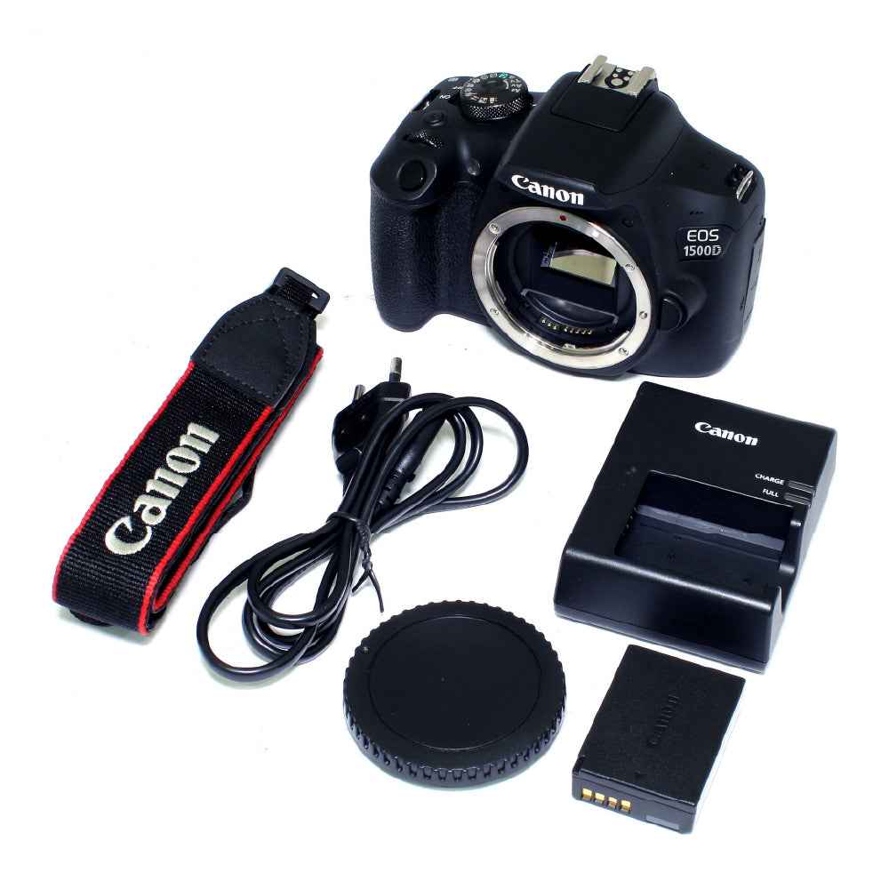 Canon EOS 1500D 24.1MP Digital SLR Camera (Black) With EF S18-55 IS II Lens - Wi-Fi / NFC Supported