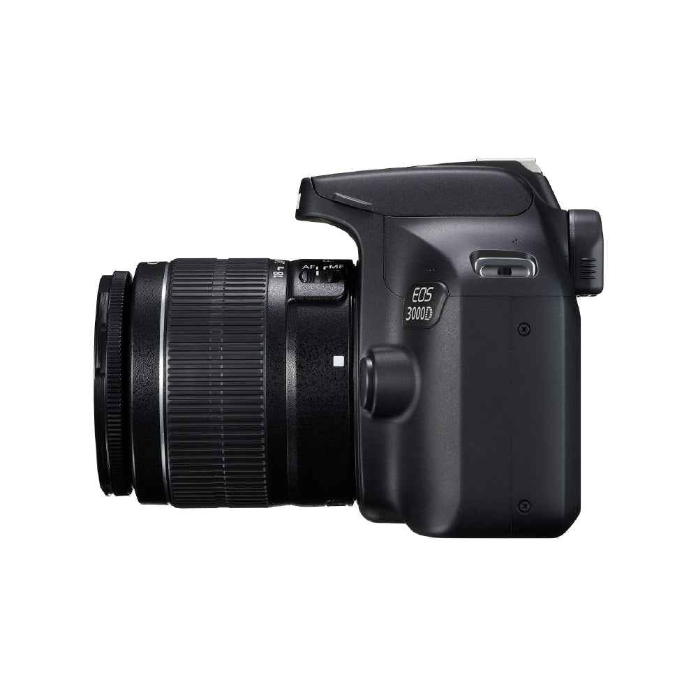 Canon EOS 3000D 18MP Digital SLR Camera (Black) with 18-55mm is II Lens, 16GB Card and Carry Case