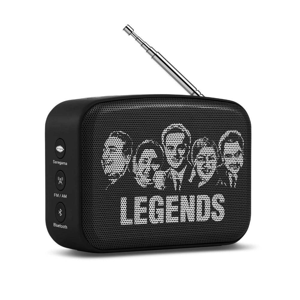 Saregama Carvaan Mini Hindi 2.0- Music Player with Bluetooth/FM/AM/AUX (Moonlight Black) - CarrotKart | India's first Open Box ecommerce platform