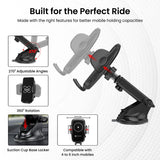 Portronics Charge Clamp 2 15W Wireless Charging Phone Holder - CarrotKart | India's first Open Box ecommerce platform