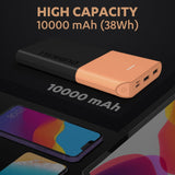 Duracell Power Bank 10000 mAh, Portable Charger, USB C/Micro USB Input, USB A/USB C Output, Fast Charge Technology, 22.5W Power Delivery for Smartphones, Tablets, Headphones and USB-Powered Devices - CarrotKart | India's first Open Box ecommerce platform