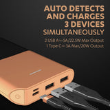 Duracell Power Bank 10000 mAh, Portable Charger, USB C/Micro USB Input, USB A/USB C Output, Fast Charge Technology, 22.5W Power Delivery for Smartphones, Tablets, Headphones and USB-Powered Devices - CarrotKart | India's first Open Box ecommerce platform
