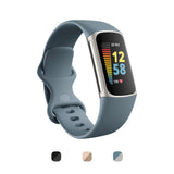 Fitbit Charge 5 Advanced Health & Fitness Tracker with Built-in GPS, Stress Management, Sleep Tools, 24/7 Heart Rate, SpO2 & More, Steel Blue/Platinum, One Size (S & L Bands Included) - CarrotKart | India's first Open Box ecommerce platform