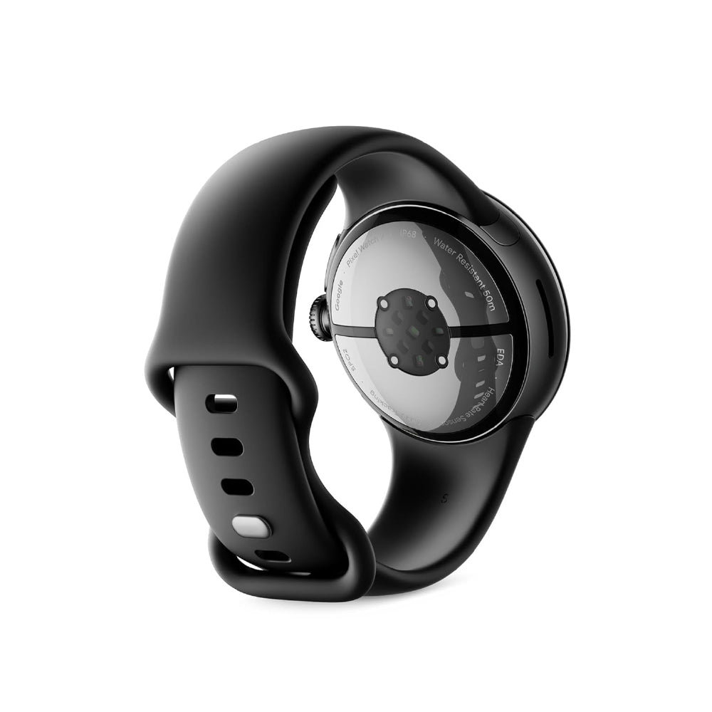Google Pixel Watch 2 with The Best of Fitbit Heart Rate Tracking, Stress Management, Safety Features - Android Smartwatch - Obsidian Black Active Band - Wi-Fi - CarrotKart | India's first Open Box ecommerce platform
