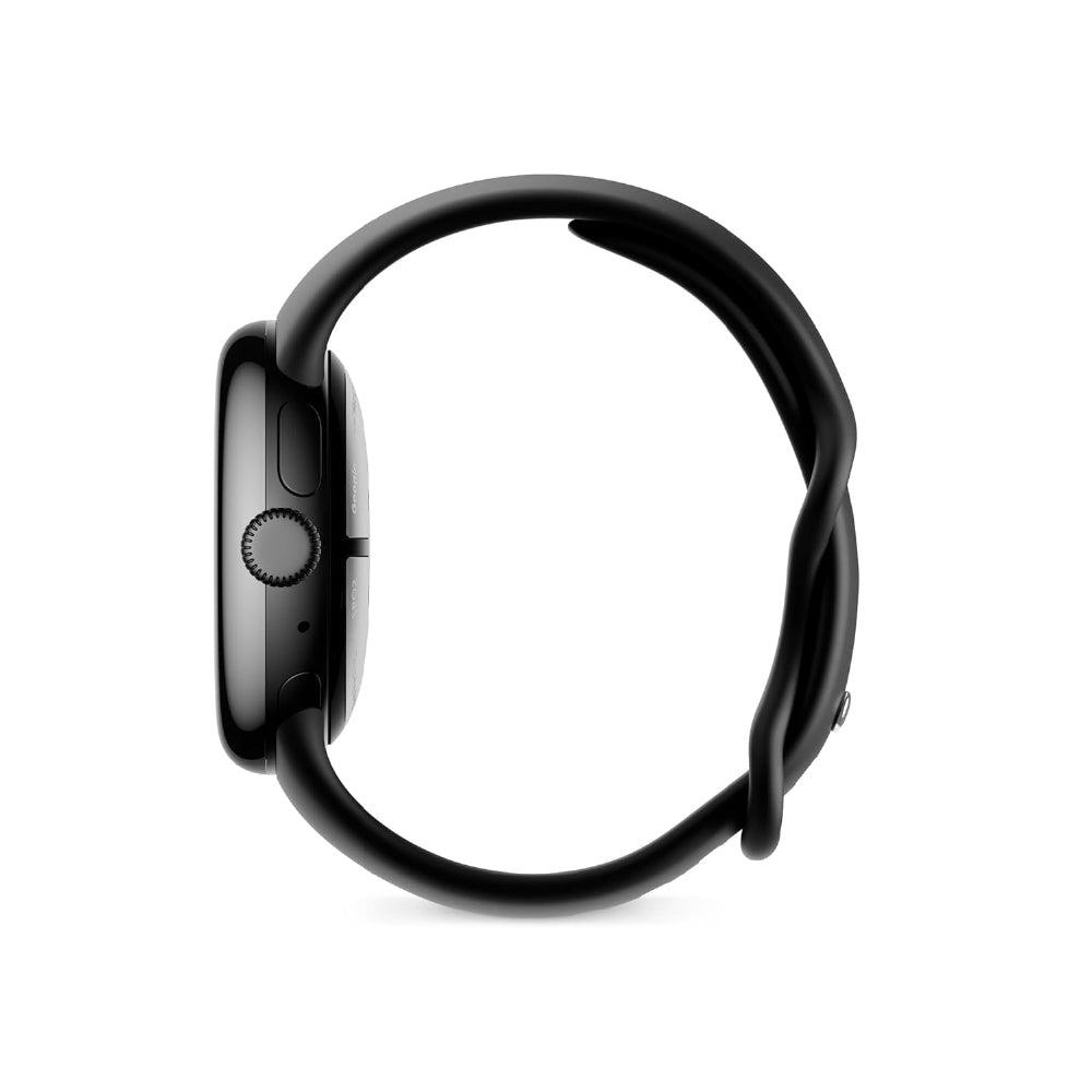 Google Pixel Watch 2 with The Best of Fitbit Heart Rate Tracking, Stress Management, Safety Features - Android Smartwatch - Obsidian Black Active Band - Wi-Fi - CarrotKart | India's first Open Box ecommerce platform