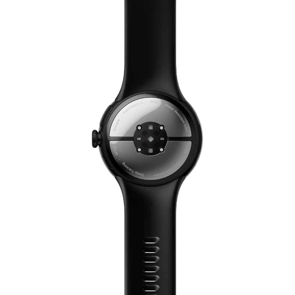 Google Pixel Watch 2 with The Best of Fitbit Heart Rate Tracking, Stress Management, Safety Features - Android Smartwatch - Obsidian Black Active Band - Wi-Fi - CarrotKart | India's first Open Box ecommerce platform