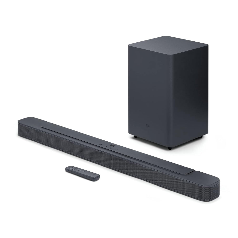 JBL Bar 2.1 Deep Bass (MK2), Soundbar with 6.5” Down-Firing Wireless Subwoofer, 2.1 Channel, Built-in Dolby Digital, Bluetooth, HDMI & Optical Connectivity (300W) - CarrotKart | India's first Open Box ecommerce platform