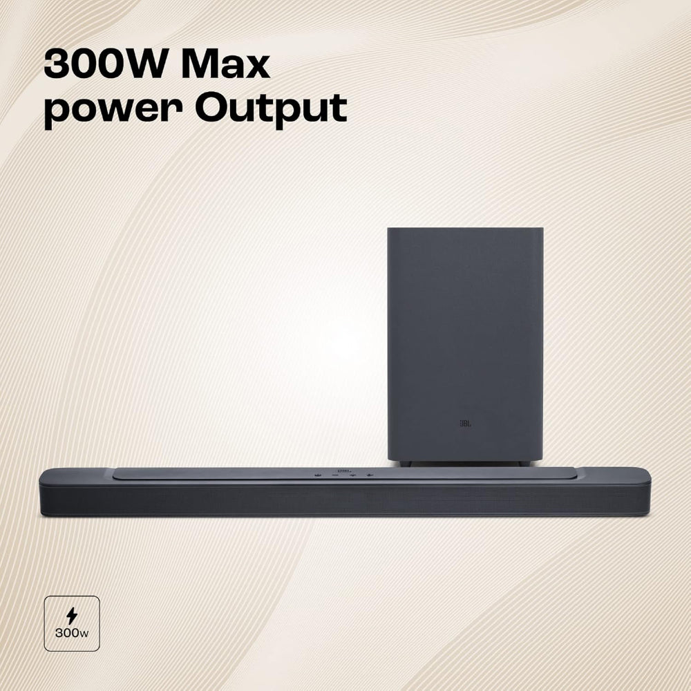 JBL Bar 2.1 Deep Bass (MK2), Soundbar with 6.5” Down-Firing Wireless Subwoofer, 2.1 Channel, Built-in Dolby Digital, Bluetooth, HDMI & Optical Connectivity (300W) - CarrotKart | India's first Open Box ecommerce platform