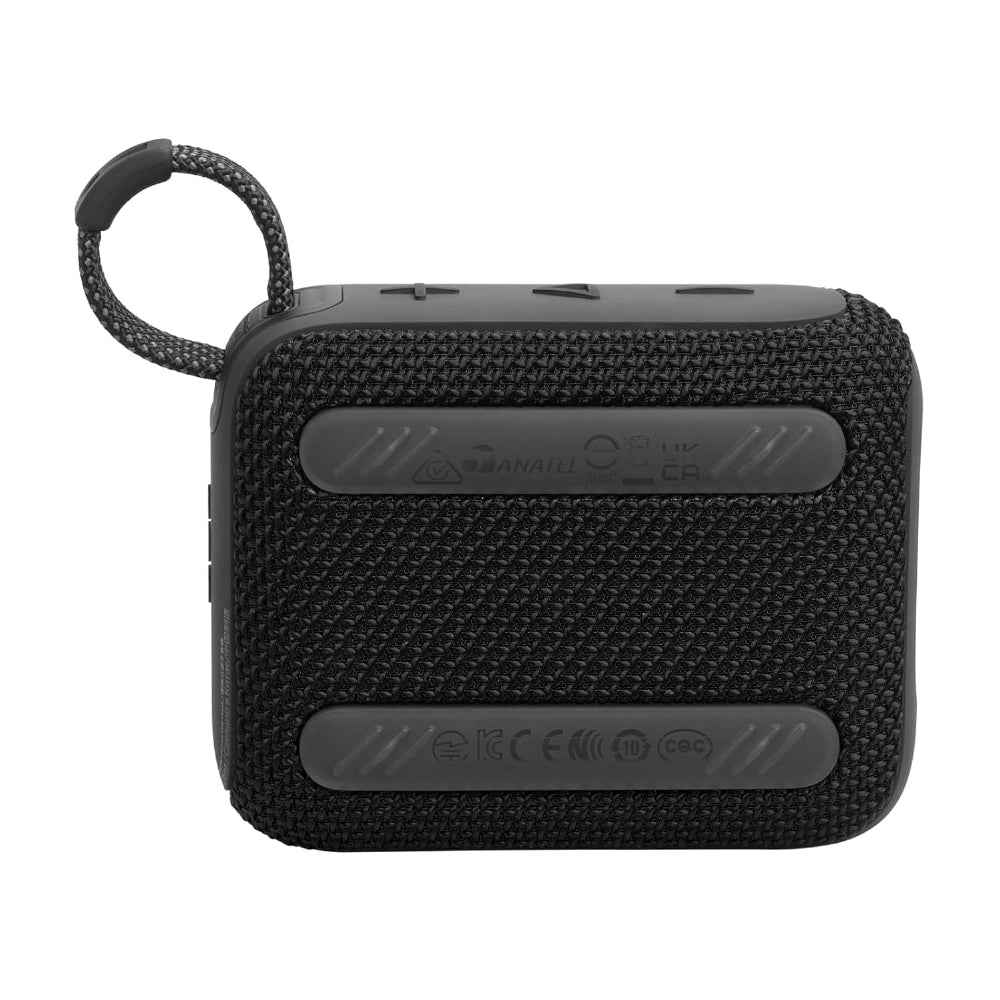 JBL Go 4, Wireless Ultra Portable Bluetooth Speaker, Pro Sound, Vibrant Colors, Water & Dust Proof, Type C (Without Mic, Black)