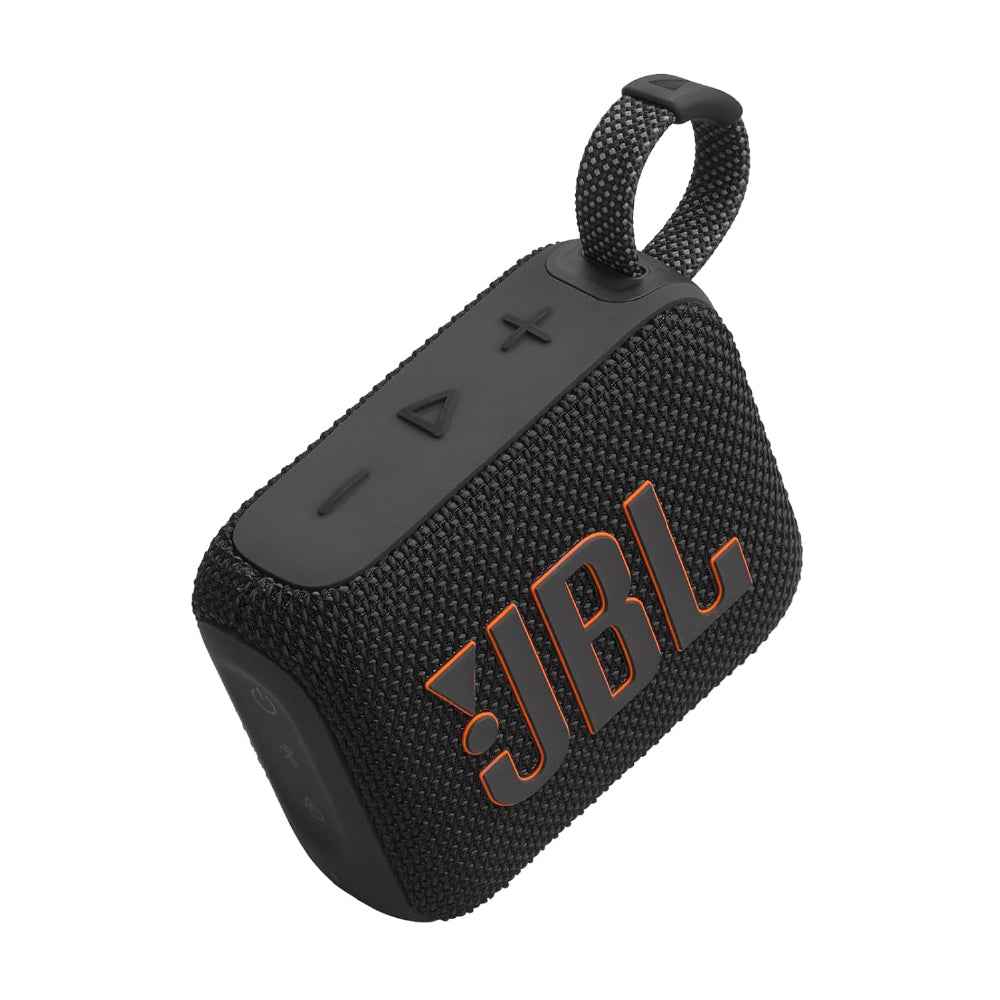JBL Go 4, Wireless Ultra Portable Bluetooth Speaker, Pro Sound, Vibrant Colors, Water & Dust Proof, Type C (Without Mic, Black)