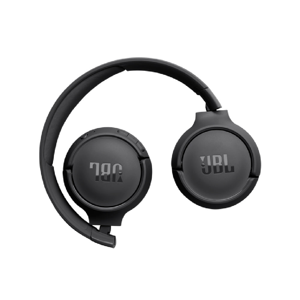 JBL Tune 520BT Wireless On Ear Headphones with Mic, Upto 57H Battery, Speed Charge : 5 Min Charge Gives Up to 3H of Playback, Multipoint Connect, Customizable Bass with Headphones App, BT 5.3 (Black) - CarrotKart | India's first Open Box ecommerce platform