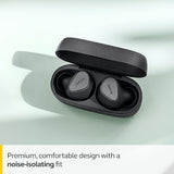 Jabra Elite 3 in Ear True Wireless Earbuds – Noise Isolating with 4 Built-in Microphones for Clear Calls, Rich Bass, Customizable Sound, Mono Mode - Dark Grey - CarrotKart | India's first Open Box ecommerce platform