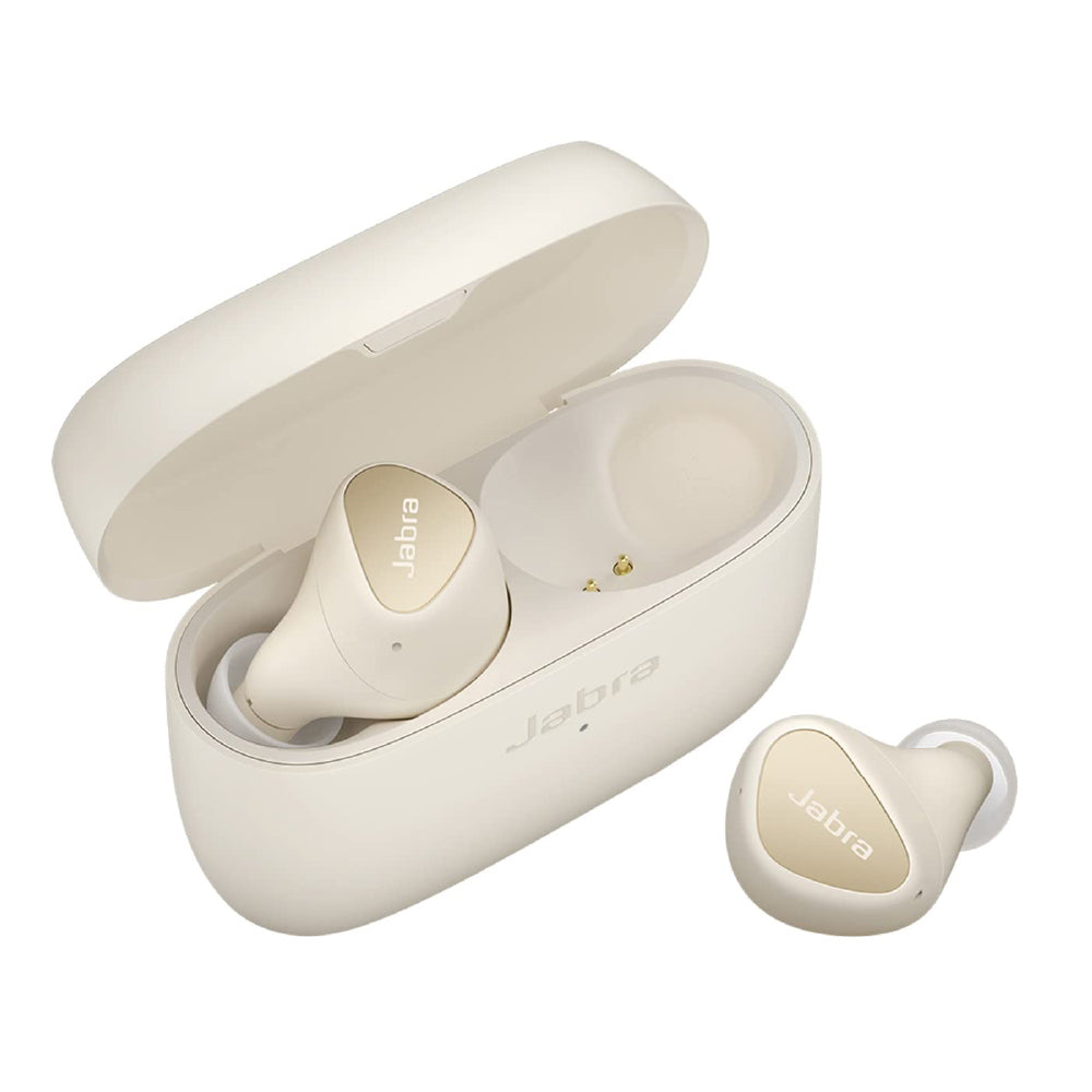 JABRA Jabra Elite 4 Bluetooth Headsets with ANC, Multipoint, 4-mic call technology Bluetooth (Light Beige, In the Ear) - CarrotKart | India's first Open Box ecommerce platform