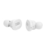 JBL Tune 130NC Wireless TWS Ear Buds, ANC Earbuds (Upto 40dB), Customizable Bass with Headphones App, Massive 40Hrs Playtime, Legendary Sound, 4 Mics for Clear Calls, Bluetooth 5.2 (White) - CarrotKart | India's first Open Box ecommerce platform