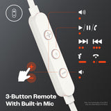 JBL Tune 310 Wired in Ear Type C Headphones, Hi-Res Audio with Digital-to-Analog Converter, 3-Button EQ Preset Remote with Microphone, Tangle-Free Flat Cable, Compatible with USB-C Devices (White) - CarrotKart | India's first Open Box ecommerce platform