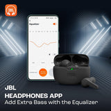JBL Wave Buds TWS, 32Hr Playtime, IP54, Smart Ambient & TalkThru Mode, JBL App, Bluetooth (Black, In the Ear) - CarrotKart | India's first Open Box ecommerce platform