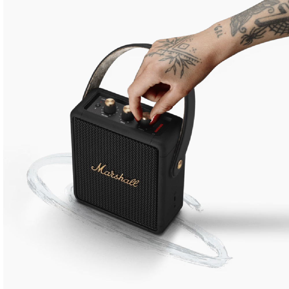 Marshall Stockwell II 20 W Bluetooth Speaker (Black, Stereo Channel) - CarrotKart | India's first Open Box ecommerce platform