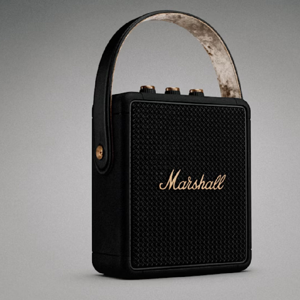 Marshall Stockwell II 20 W Bluetooth Speaker (Black, Stereo Channel) - CarrotKart | India's first Open Box ecommerce platform