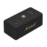 Marshall Emberton III Compact Portable Bluetooth Speaker with 32+ Hours of Playtime, (360° Sound), Dust & Waterproof (IP67) – Black & Brass. - CarrotKart | India's first Open Box ecommerce platform