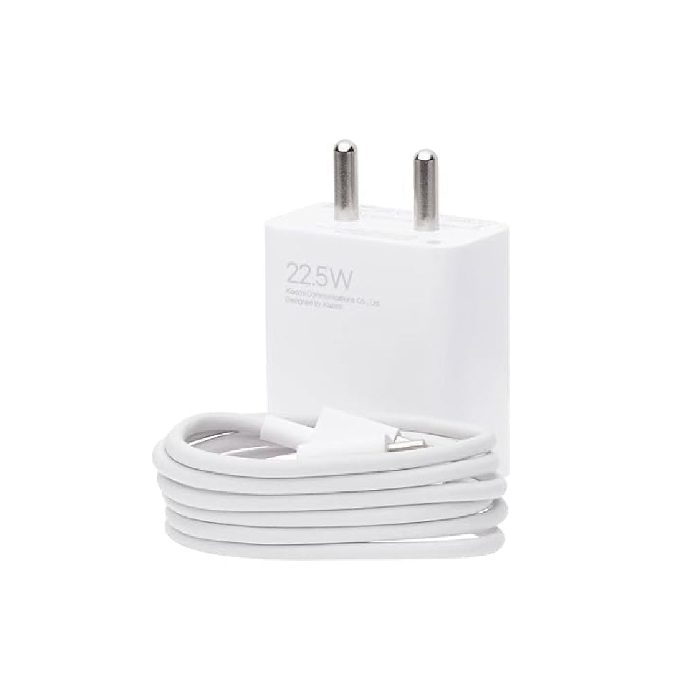 Mi 22.5W Fast USB Type C Charger Combo|Compatible for Mobile,Power Banks|Fast Charging|(Adapter + USB to Type C Cable)|White (TEN73) - CarrotKart | India's first Open Box ecommerce platform