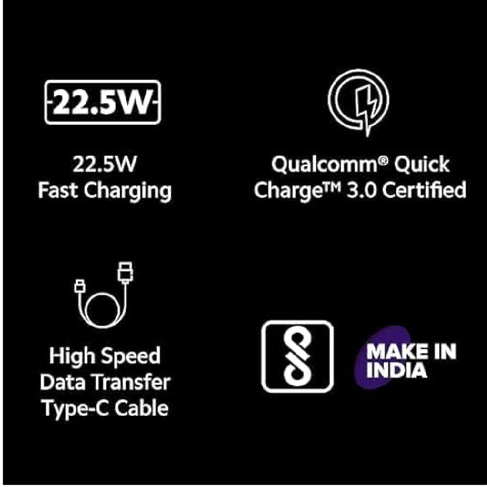 Mi 22.5W Fast USB Type C Charger Combo|Compatible for Mobile,Power Banks|Fast Charging|(Adapter + USB to Type C Cable)|White (TEN73) - CarrotKart | India's first Open Box ecommerce platform