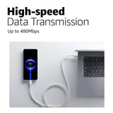 XIAOMI Mi Hypercharge 60W Type C to Type C Cable for iPhone, Samsung, Tablets, Laptops, Macbook & Other Type C Devices, Supports Power Delivery (PD) Technology, 480Mbps Data Sync - CarrotKart | India's first Open Box ecommerce platform