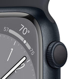 Apple Watch Series 8 [GPS 41 mm] Smart Watch w/Midnight Aluminium Case with Midnight Sport Band. Fitness Tracker, Blood Oxygen & ECG Apps, Always-On Retina Display, Water Resistant - CarrotKart | India's first Open Box ecommerce platform