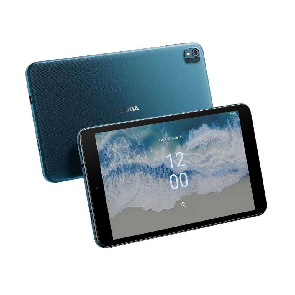 Nokia T10 Android 12 Tablets with 8 HD Display, 8 MP Rear Camera, AI Face Unlock, All-Day Battery, WiFi | 3 + 32 GB, 8 Inches - Blue - CarrotKart | India's first Open Box ecommerce platform