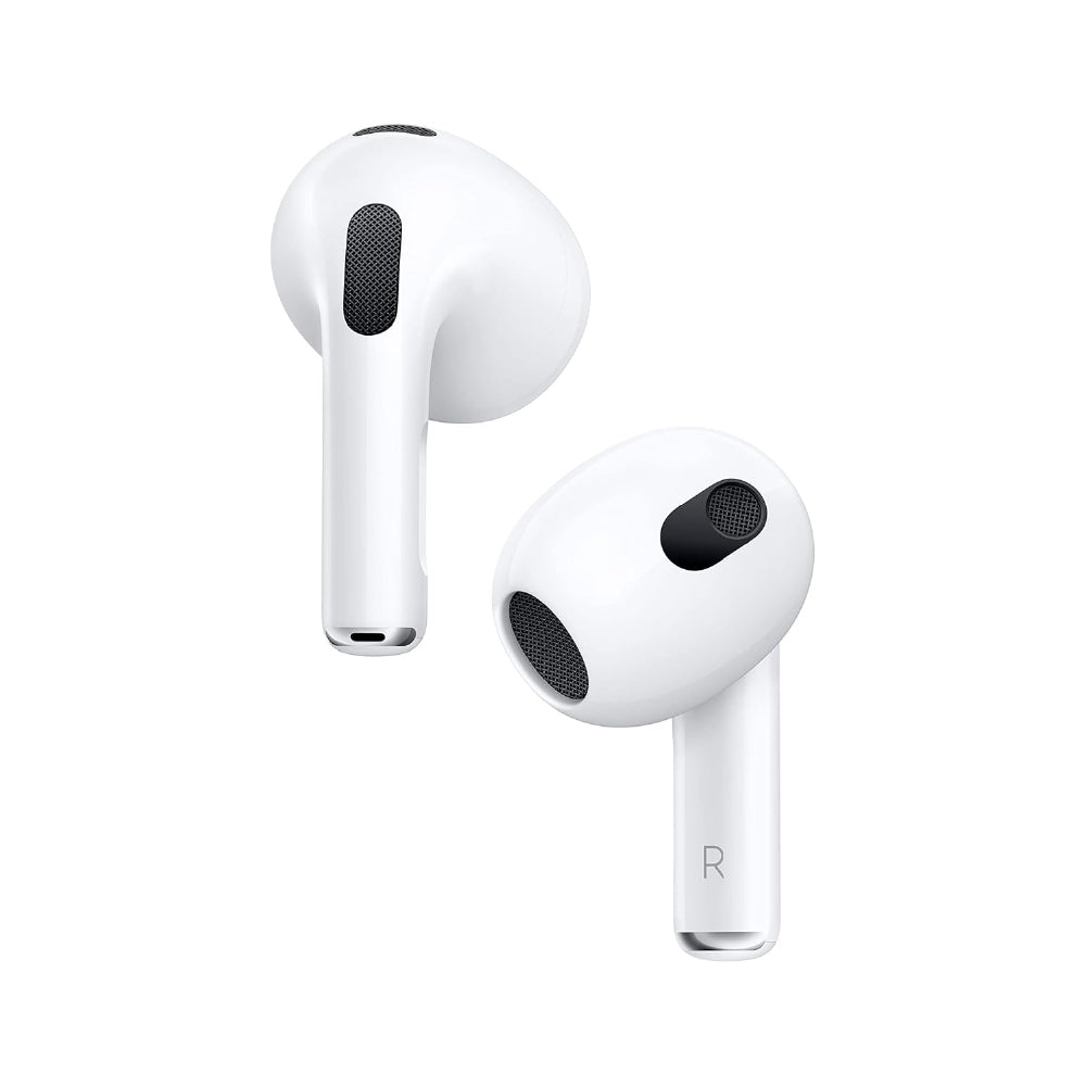 Apple AirPods (3rd generation) with Lightning Charging Case Bluetooth (White, True Wireless) - CarrotKart | India's first Open Box ecommerce platform