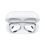 Apple AirPods (3rd generation) with Lightning Charging Case Bluetooth (White, True Wireless) - CarrotKart | India's first Open Box ecommerce platform