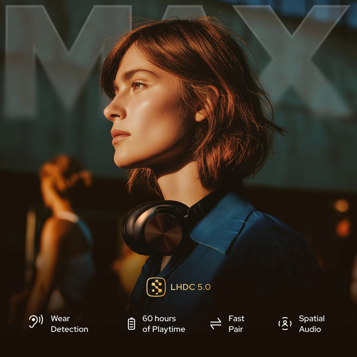 Noise Master Buds Max, Sound by BOSE, Segment Leading ANC, Dynamic EQ, 60 Hr Playtime Bluetooth Headset (Titanium, On the Ear) - CarrotKart | India's first Open Box ecommerce platform