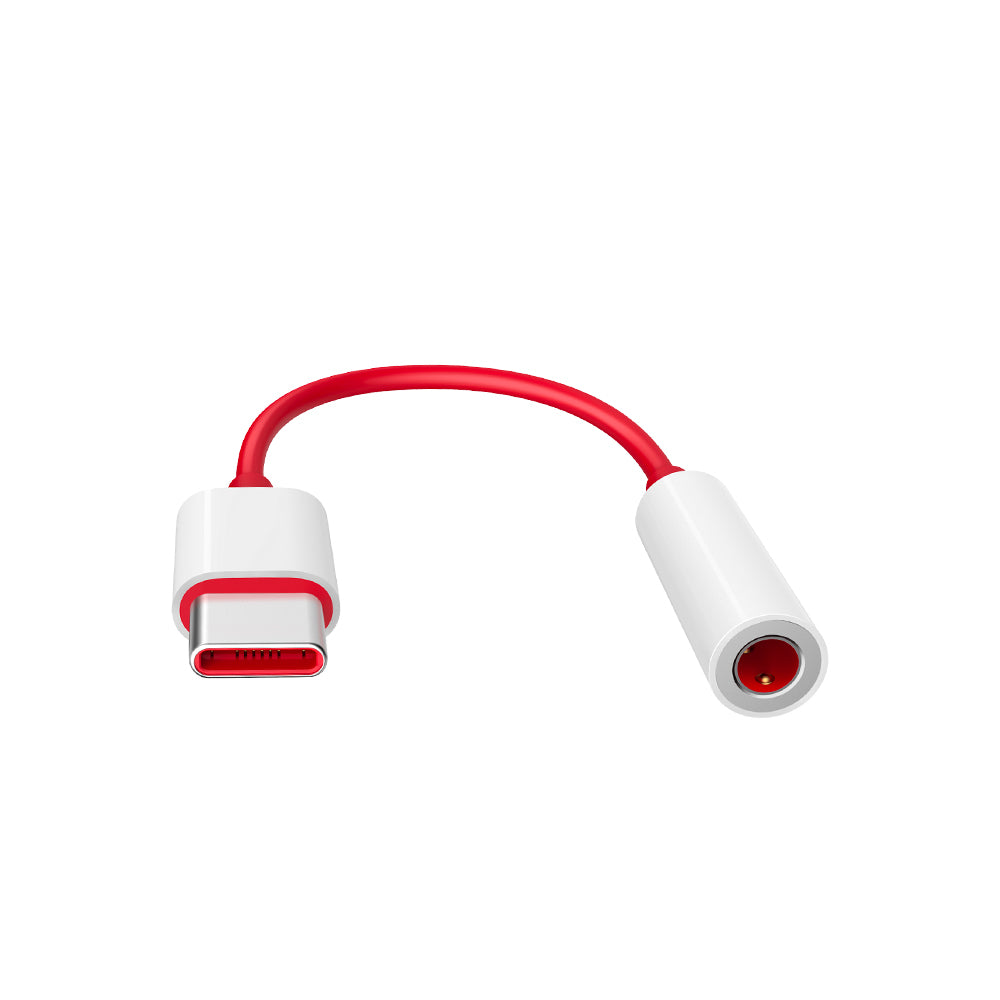 OnePlus Type-C to 3.5mm Auxiliary Adapter (RED) - CarrotKart | India's first Open Box ecommerce platform