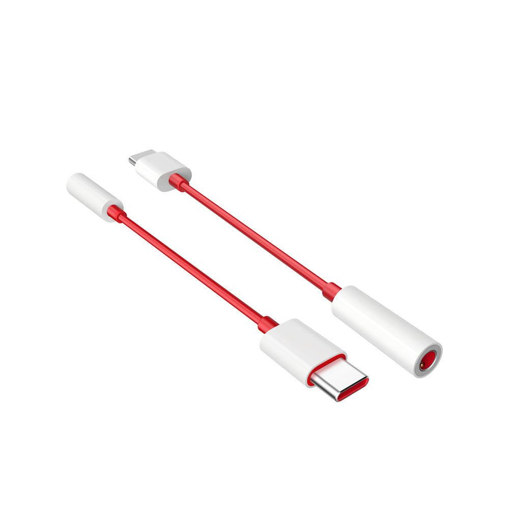 OnePlus Type-C to 3.5mm Auxiliary Adapter (RED) - CarrotKart | India's first Open Box ecommerce platform
