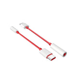 OnePlus Type-C to 3.5mm Auxiliary Adapter (RED) - CarrotKart | India's first Open Box ecommerce platform