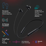 OnePlus Bullets Z2 Bluetooth Wireless in Ear Earphones with Mic, Bombastic Bass - 12.4 Mm Drivers, 10 Mins Charge - 20 Hrs Music, 30 Hrs Battery Life (Magico Black) - CarrotKart | India's first Open Box ecommerce platform