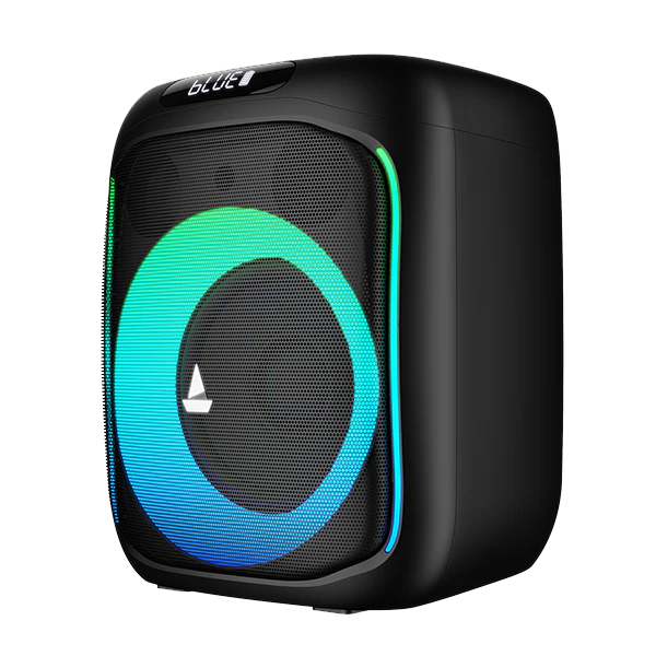 boAt PartyPal 185 with Signature Sound & Up to 6 hrs Playtime 50 W Bluetooth Party Speaker (Midnight Black, Mono Channel) - CarrotKart | India's first Open Box ecommerce platform