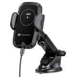 Portronics Charge Clamp 2 15W Wireless Charging Phone Holder - CarrotKart | India's first Open Box ecommerce platform