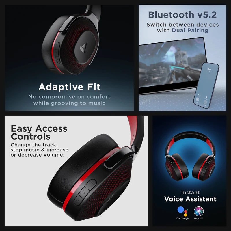 boAt Bassheads 950v2 Wired Headset (Raging Black, On the Ear) - CarrotKart | India's first Open Box ecommerce platform