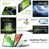 Realme Pad 2 LTE 8 GB RAM 128 GB ROM 11.5 inch (Imagination Grey) - CarrotKart | India's first Open Box ecommerce platform