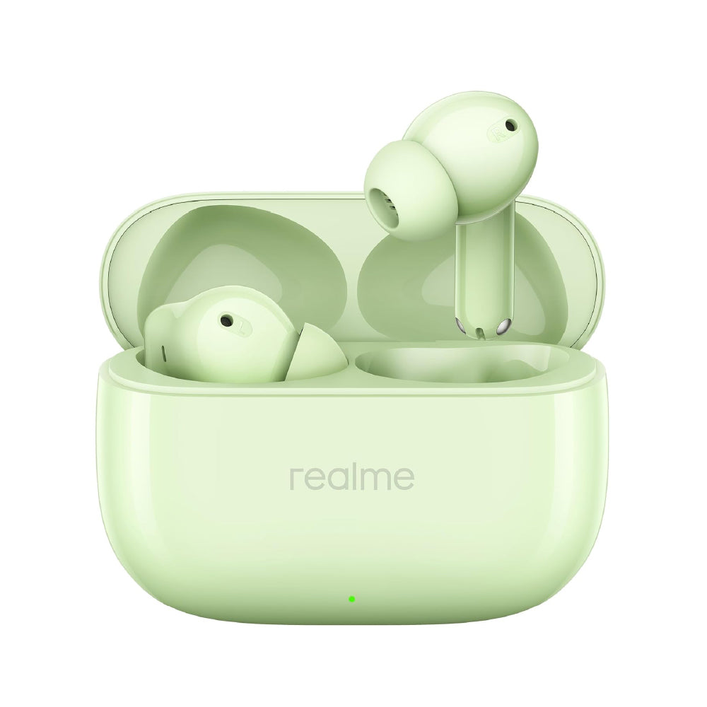 realme Buds N1 True Wireless in-Ear Earbuds with 46dB Hybrid ANC, 360° Spatial Audio, 12.4mm Dynamic Bass Driver, Upto 40Hrs Battery and Fast Charging (Energizing Green) - CarrotKart | India's first Open Box ecommerce platform