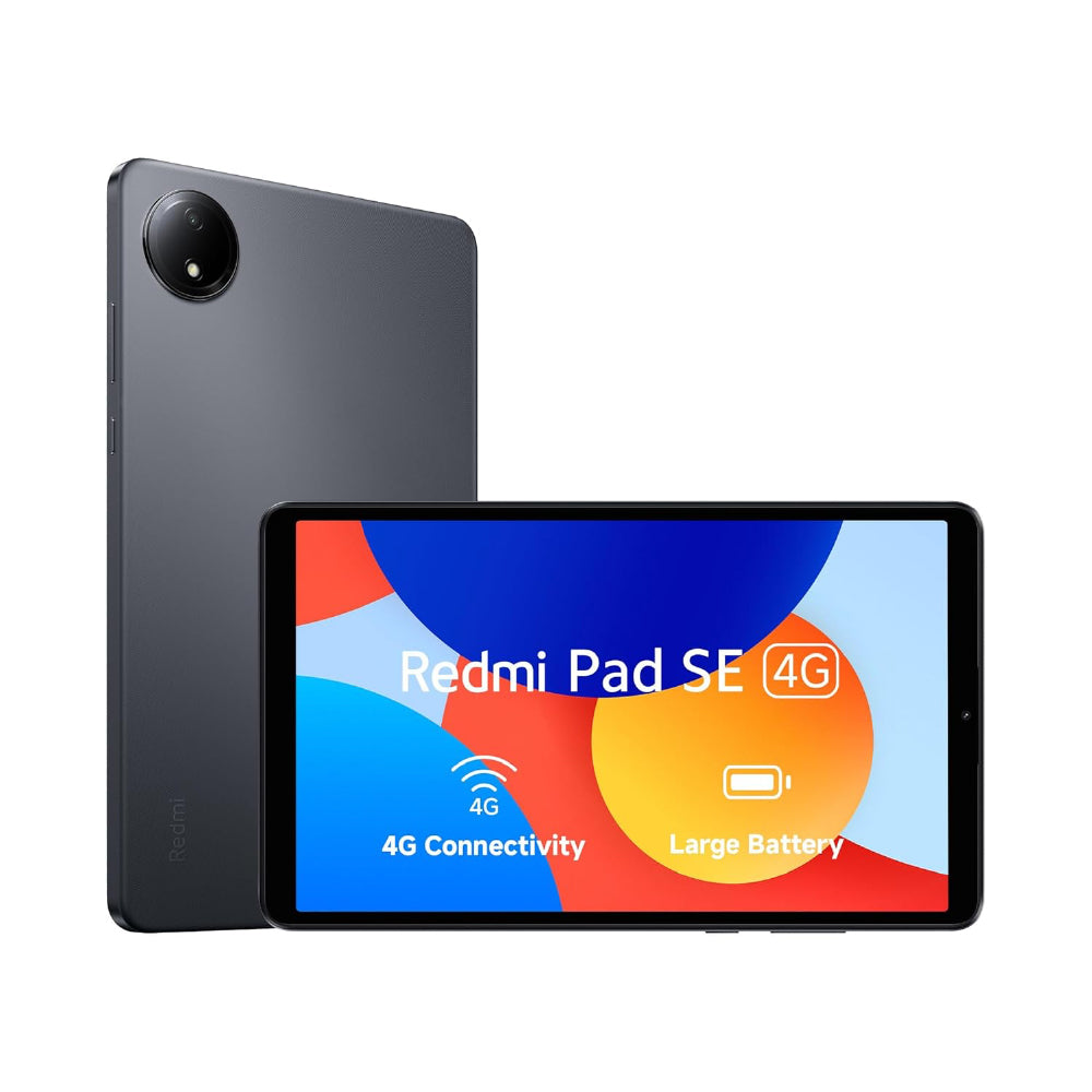 Redmi Pad SE 4G | WiFi Mediatek Helio G55| 8.7-Inc Display | 6650Mah Battery | 90Hz Smooth Refresh Rate| 4GB, 128GB | 1340 X 800 Display | 1 Billion Colours | Dolby Atmos | Dual Speakers | Urban Grey - CarrotKart | India's first Open Box ecommerce platform
